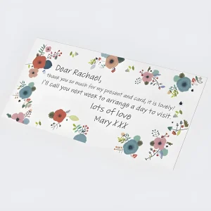 Printed notecards