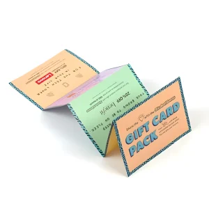 Printed Perforated Gift Vouchers