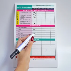 Printed Whiteboard