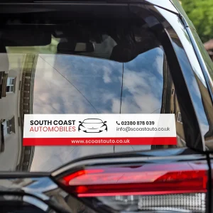 custom printed car window stickers