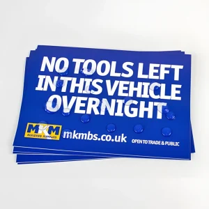 custom printed waterproof stickers