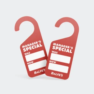 Budget Door Hanger Printing
