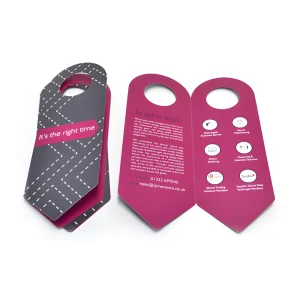 Folded Printed Door Hangers