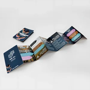 1 Row Z Fold Leaflet