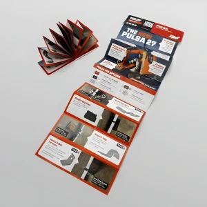 2 Row Z Fold Leaflet