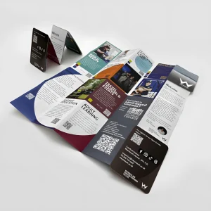 4 Row Z Fold Leaflet