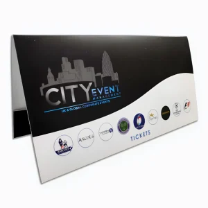 DL Size Printed Ticket Holders