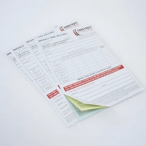Printed loose NCR sets