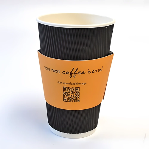 16oz Printed Coffee Cup Sleeve