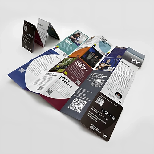 4 Row Z-Fold Leaflet