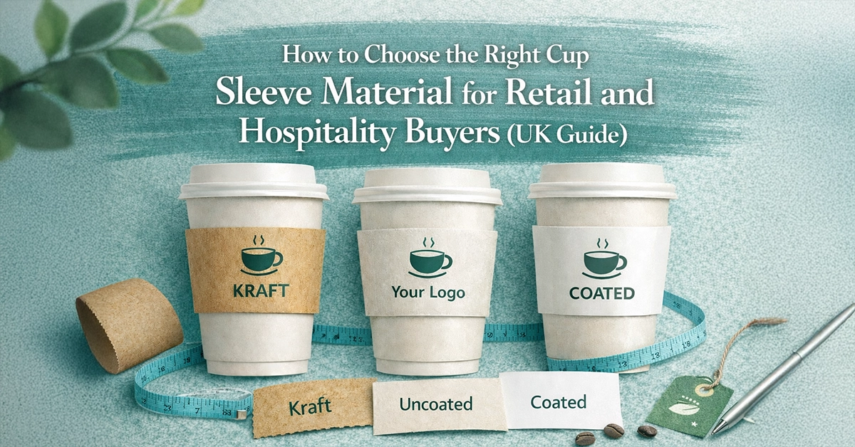 How to Choose the Right Cup Sleeve Material for Retail and Hospitality Buyers (UK Guide)