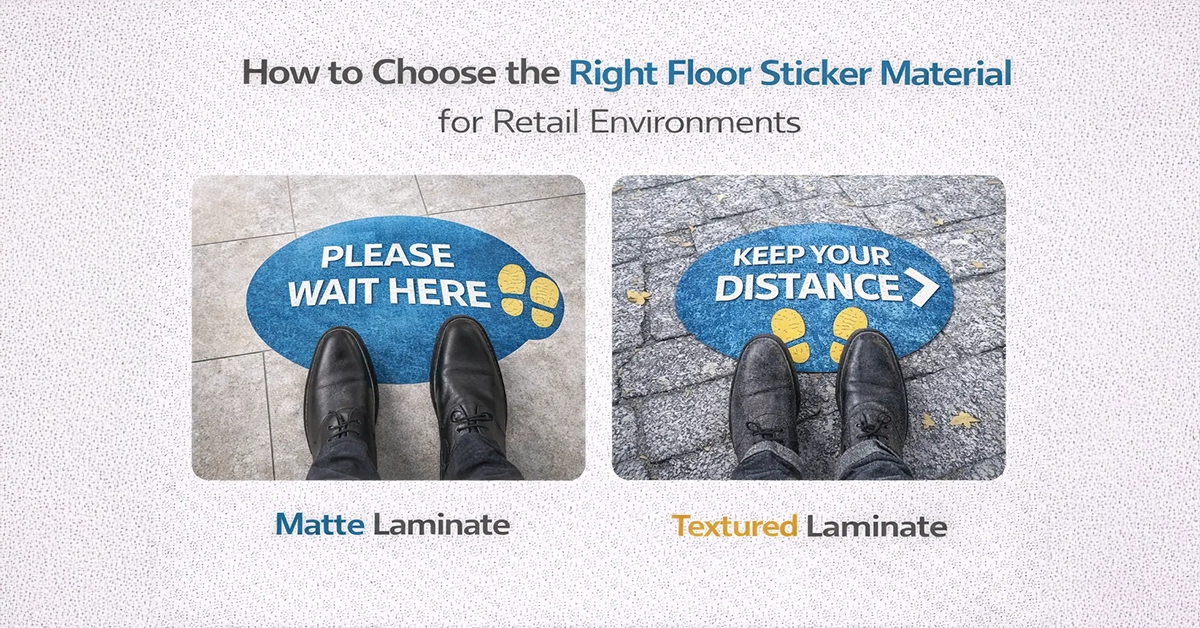 How to Choose the Right Floor Sticker Material for Retail Environments