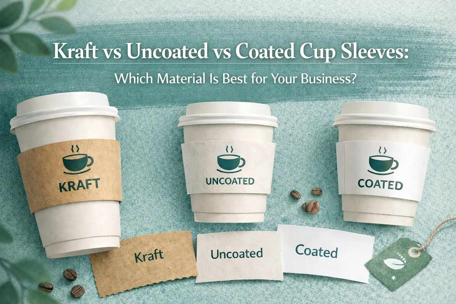 Kraft vs Uncoated vs Coated Cup Sleeves: Which Material Is Best for Your Business?