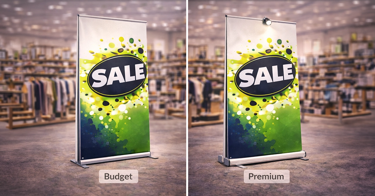 Budget vs Premium Roller Banners: When to Upgrade and Why
