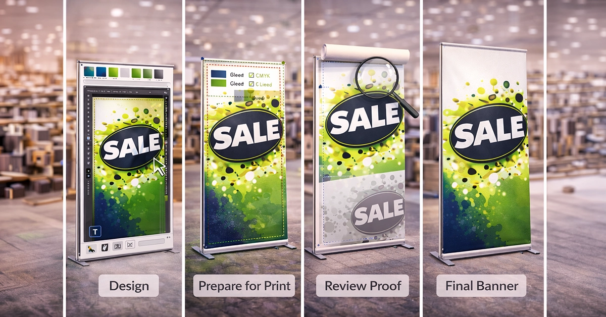 How to Prepare Artwork for Perfect Roller Banner Printing: The Complete UK Guide