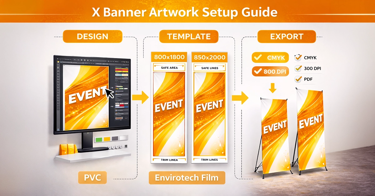 X Banner Artwork Setup Guide for 800×1800 and 850×2000 Templates
