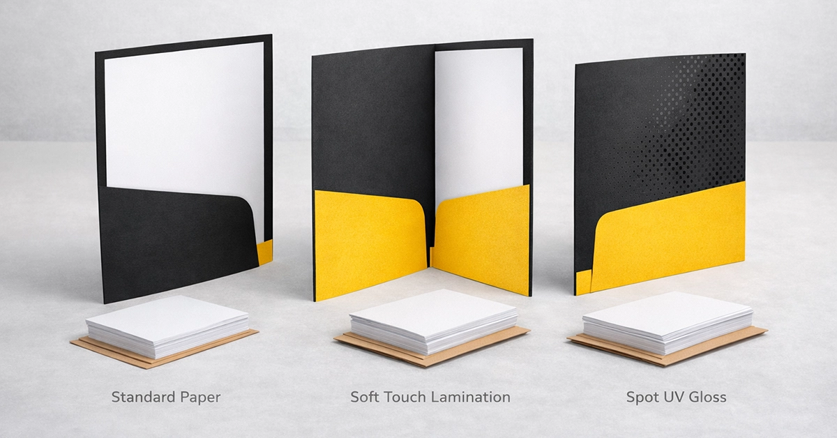 A Complete Guide to Folder Materials, Laminations, and Finishes