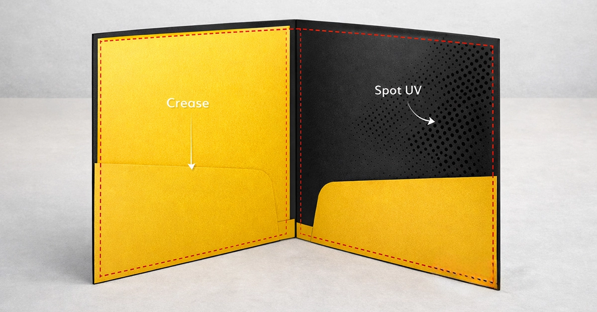 Artwork Setup for Folder Printing: Essential Bleed, Crease, Spot UV and File Export Tips