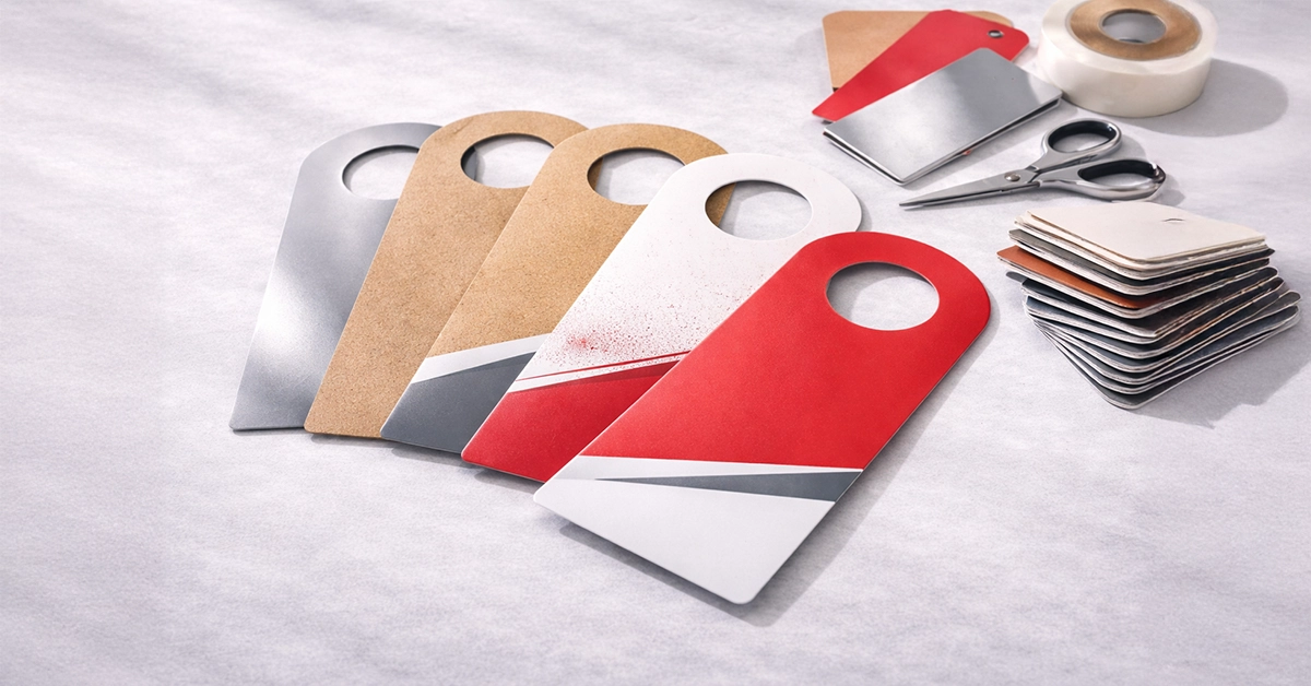 Best Door Hanger Materials and Finishes for UK Businesses