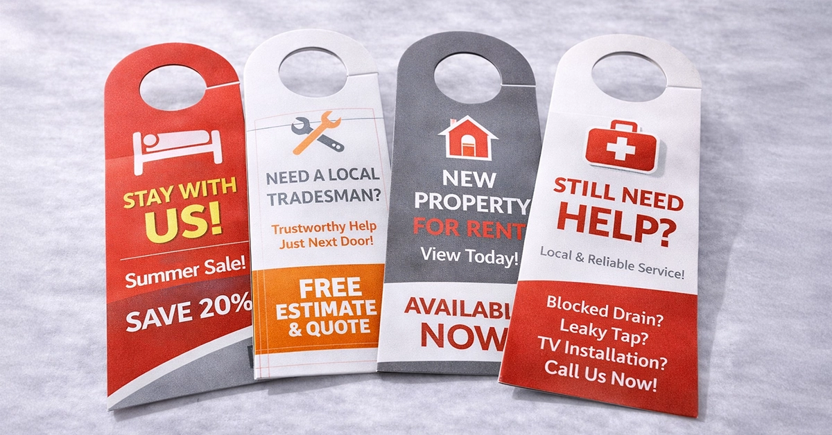 Door Hanger Campaign Ideas for Hotels, Trades, Property Managers, and Local Services