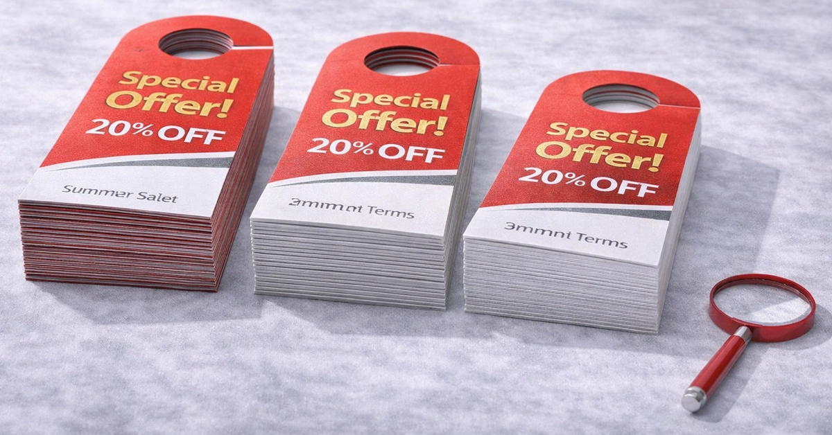 How Quantity, Thickness and Durability Affect Door Hanger Performance: A Complete UK Guide