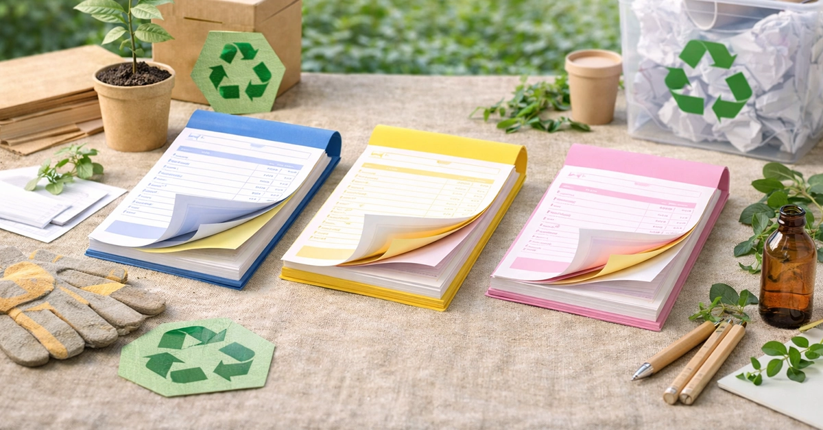 Sustainable NCR Printing: What Buyers Should Know About Paper, Chemicals and Recycling
